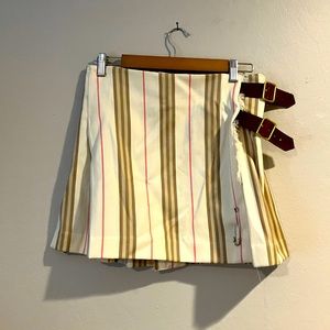 Burberry Pleated Mini Skirt